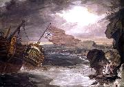George Carter Oil painting of the East Indiaman oil